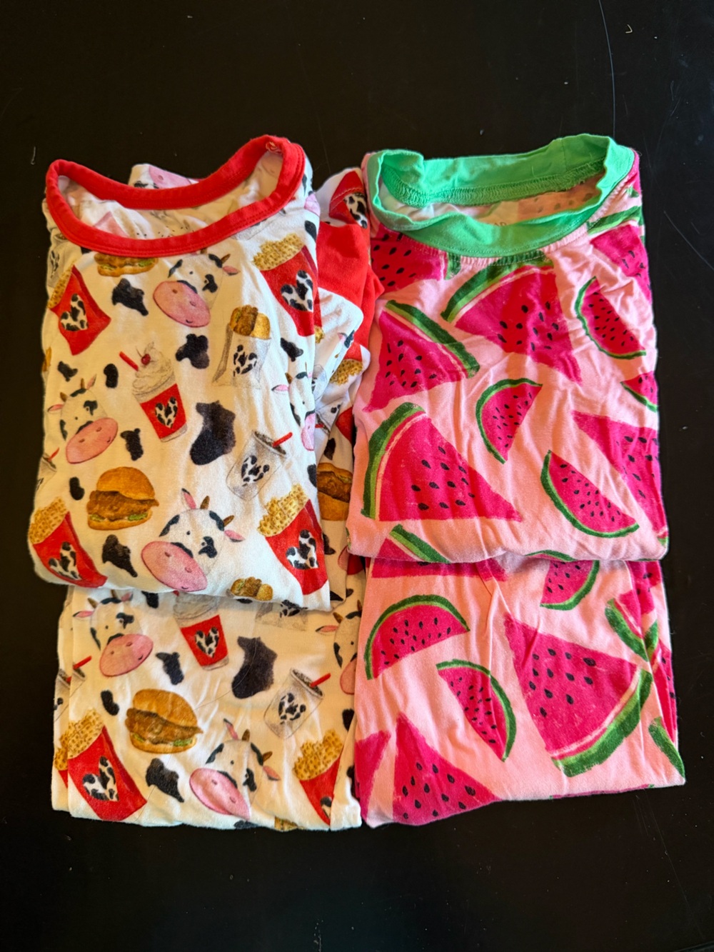 Set of 2 kids bamboo pajamas
